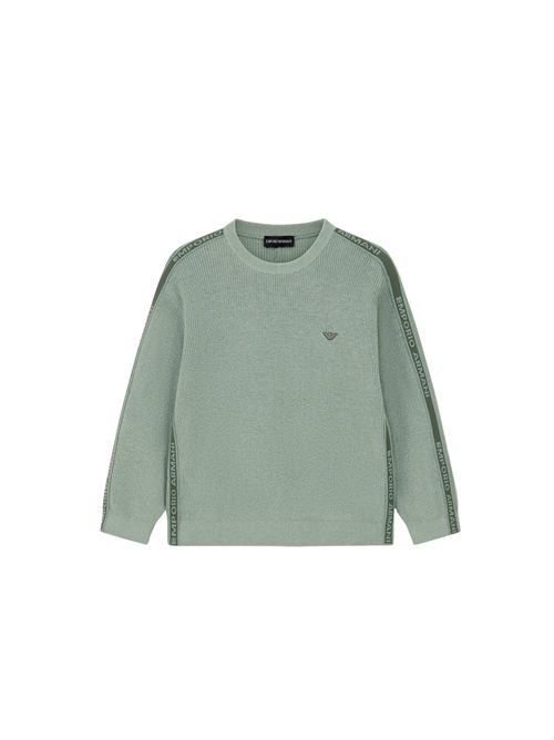 Maglia, bambino, logata. EMPORIO ARMANI | EB001586 AF27315U9019
